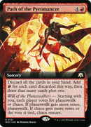 Path of the Pyromancer (MOC-121) [March of the Machine Commander]: (Extended Art) Foil