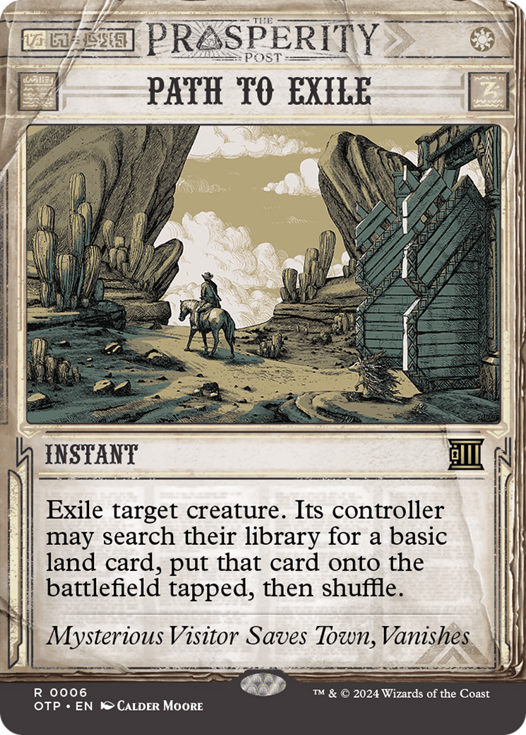 Path to Exile (OTP-006) [Breaking News]: (Showcase) (Borderless)