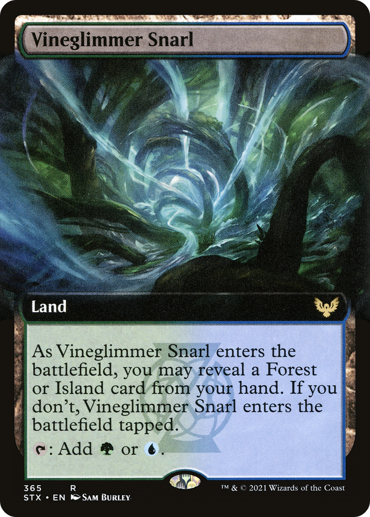 Vineglimmer Snarl (Extended Art) (STX-365) [Strixhaven: School of Mages]