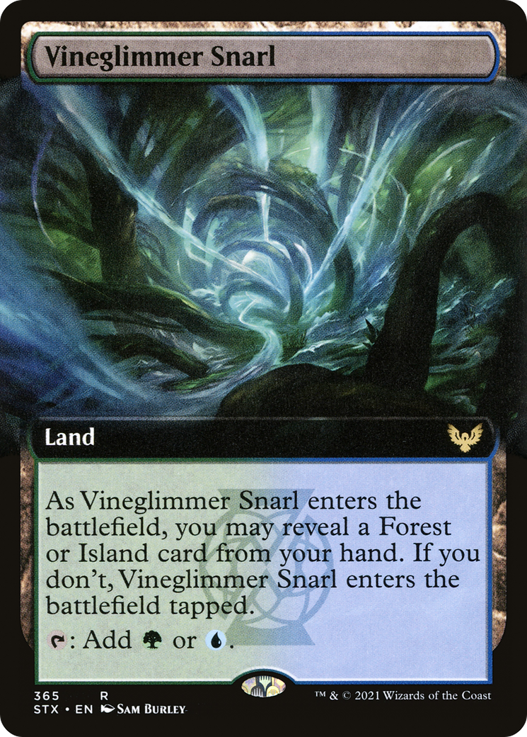 Vineglimmer Snarl (STX-365) [Strixhaven: School of Mages]: (Extended Art) Foil