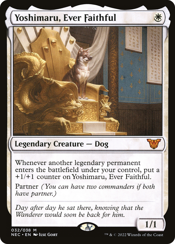 Yoshimaru, Ever Faithful (NEC-032) [Neon Dynasty Commander]