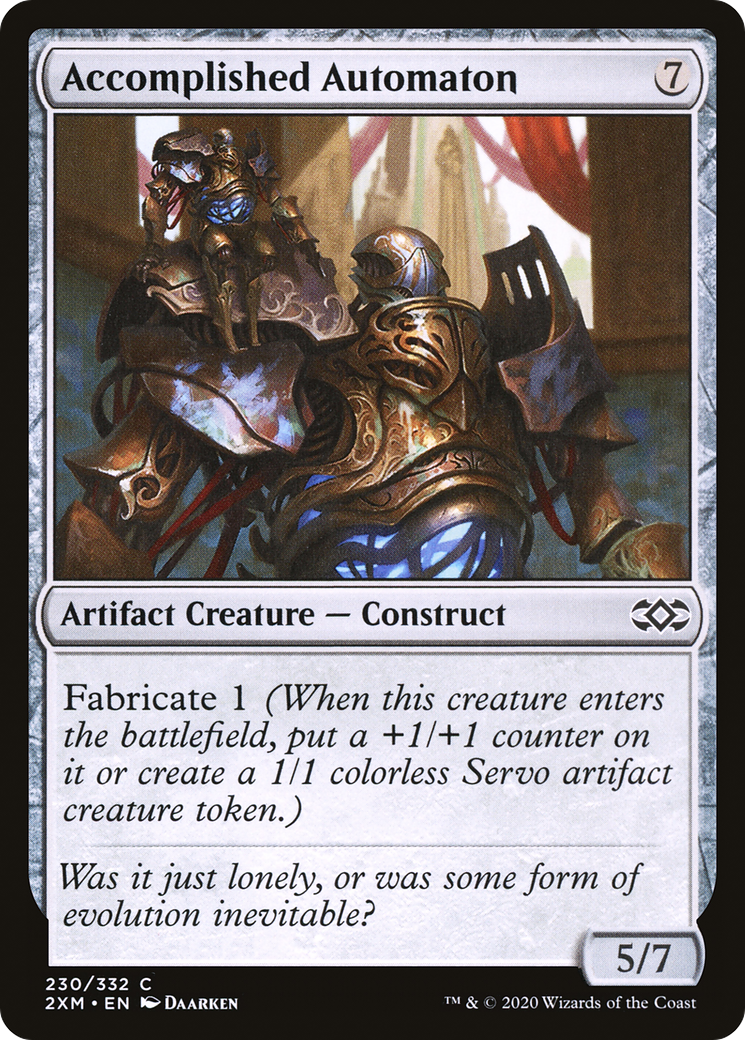 Accomplished Automaton (2XM-230) [Double Masters] Foil