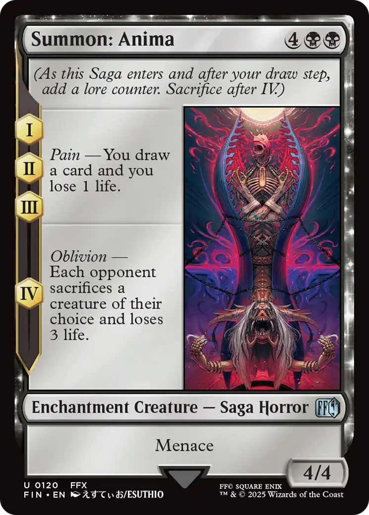 Summon: Anima (FIN-120) [FINAL FANTASY] Foil