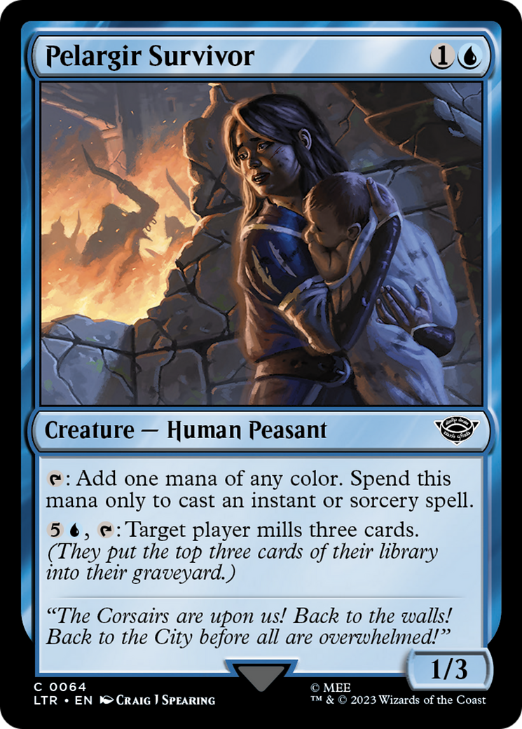 Pelargir Survivor (LTR-064) [The Lord of the Rings: Tales of Middle-earth] Foil