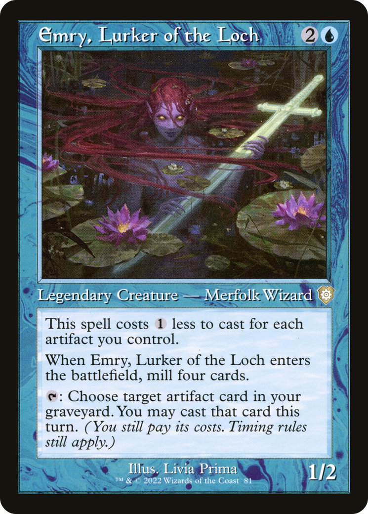 Emry, Lurker of the Loch (Retro Frame) (BRC-081) [The Brothers' War Commander]