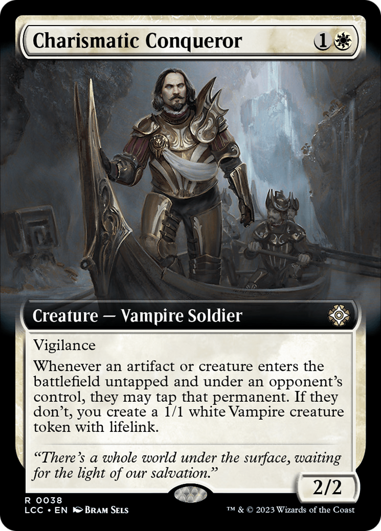 Charismatic Conqueror (LCC-038) [The Lost Caverns of Ixalan Commander]: (Extended Art)