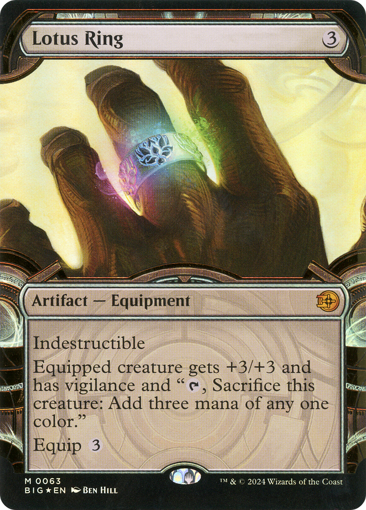 Lotus Ring (BIG-063) [The Big Score]: (Showcase) Foil