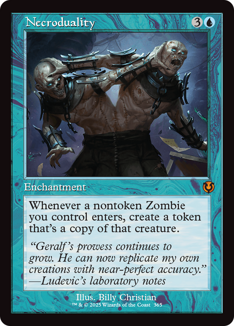 Necroduality (INR-365) [Innistrad Remastered]: (enchantment) Foil