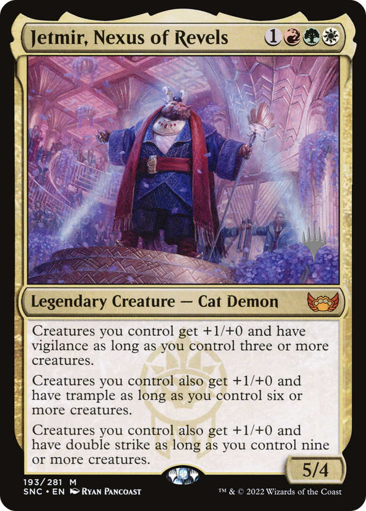 Jetmir, Nexus of Revels (PPSNC-193) [Promo Pack: Streets of New Capenna Promos]