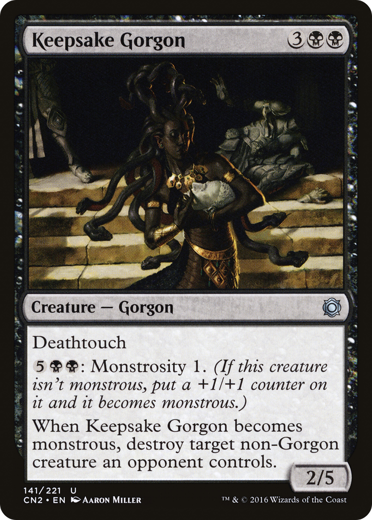 Keepsake Gorgon (CN2-141) [Conspiracy: Take the Crown]
