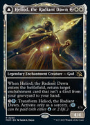 Heliod, the Radiant Dawn // Heliod, the Warped Eclipse (MOM-293) [March of the Machine]: (Showcase, enchantment) Foil