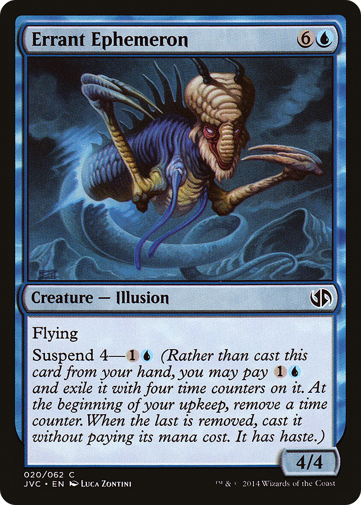 Errant Ephemeron (DD3-020) [Duel Decks Anthology: Jace vs. Chandra]