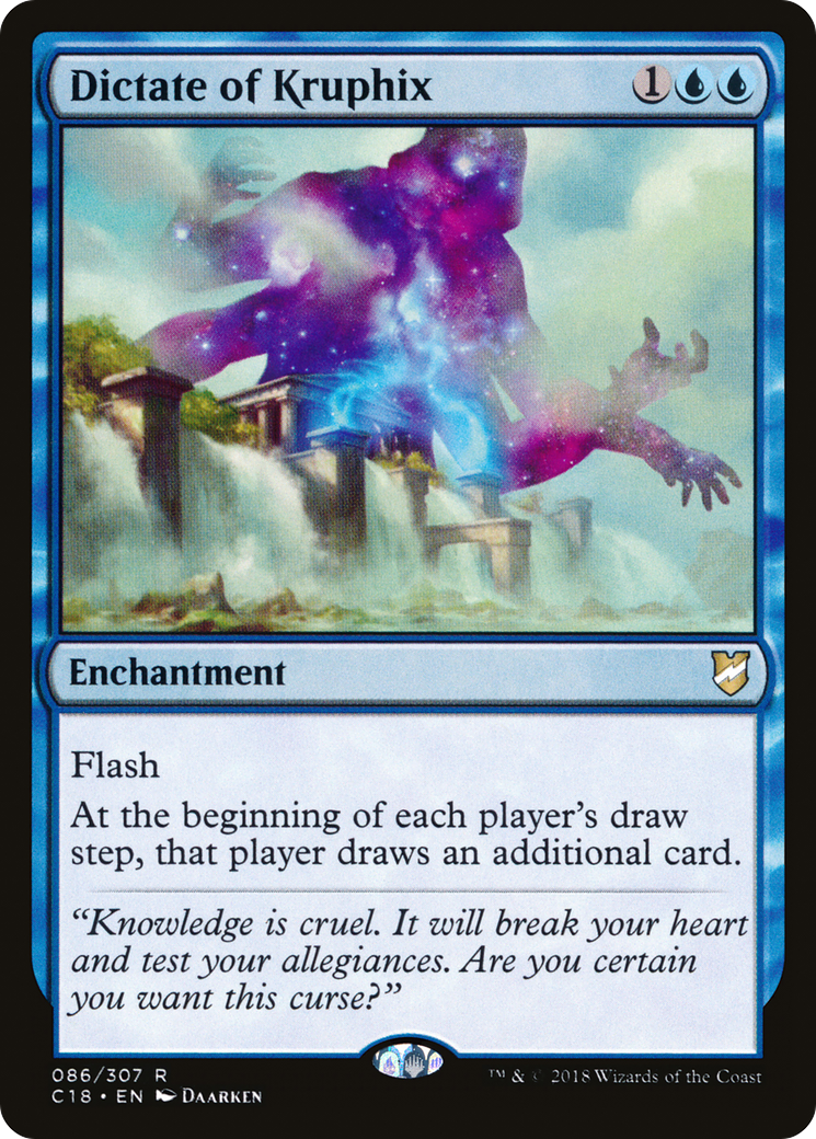 Dictate of Kruphix (C18-086) [Commander 2018]