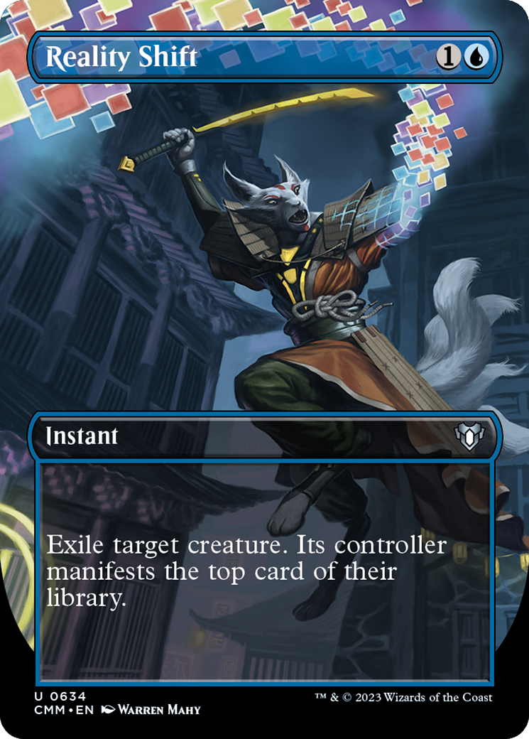 Reality Shift (CMM-634) [Commander Masters] (Borderless) Foil