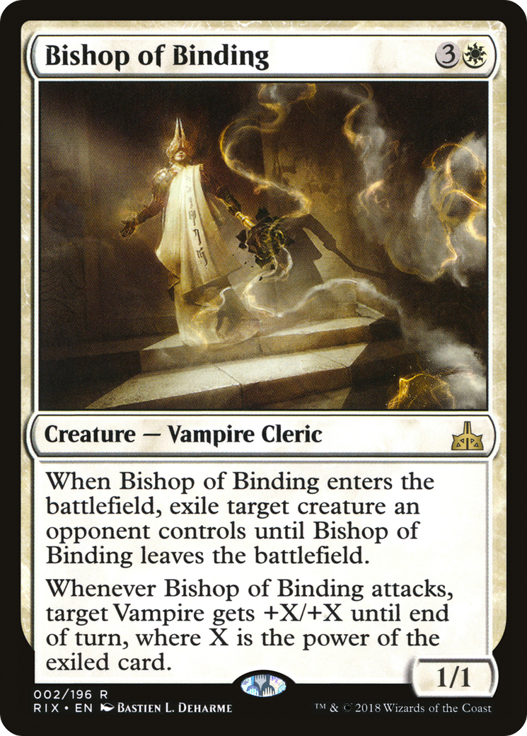 Bishop of Binding (RIX-002) [Rivals of Ixalan] Foil