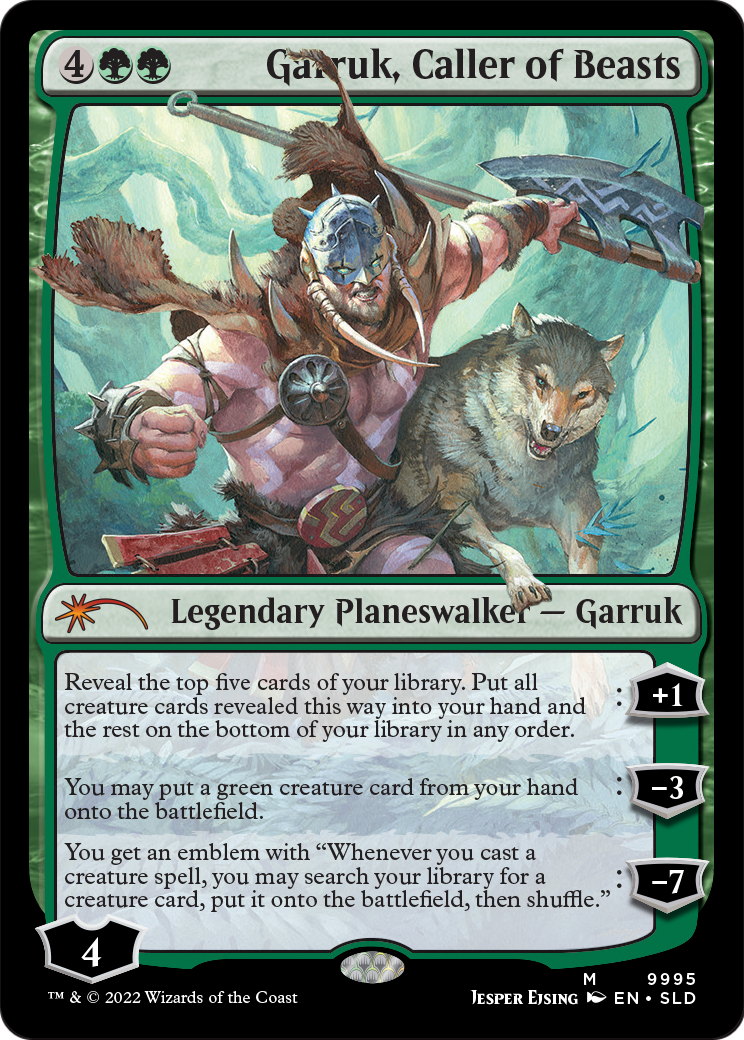 Garruk, Caller of Beasts (SLD-9995) [Secret Lair Drop]