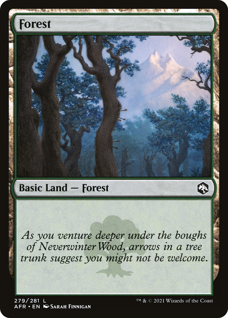 Forest (AFR-279) [Adventures in the Forgotten Realms] Foil