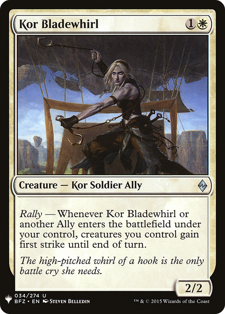 Kor Bladewhirl (LIST-BFZ-34) [The List]