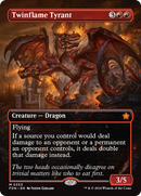 Twinflame Tyrant (FDN-333) [Foundations] (Borderless) Foil