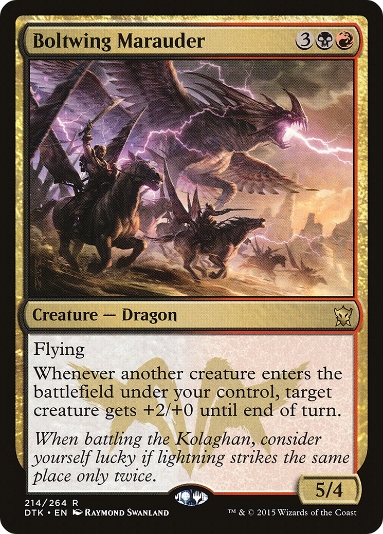 Boltwing Marauder (DTK-214) [Dragons of Tarkir] Foil
