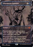Ichormoon Gauntlet (Oil Slick Raised Foil) (ONE-348) (Borderless) [Phyrexia: All Will Be One] Foil