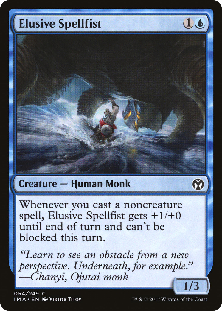 Elusive Spellfist (IMA-054) [Iconic Masters] Foil