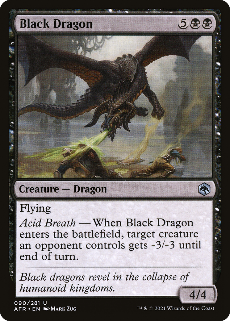 Black Dragon (AFR-090) [Adventures in the Forgotten Realms]