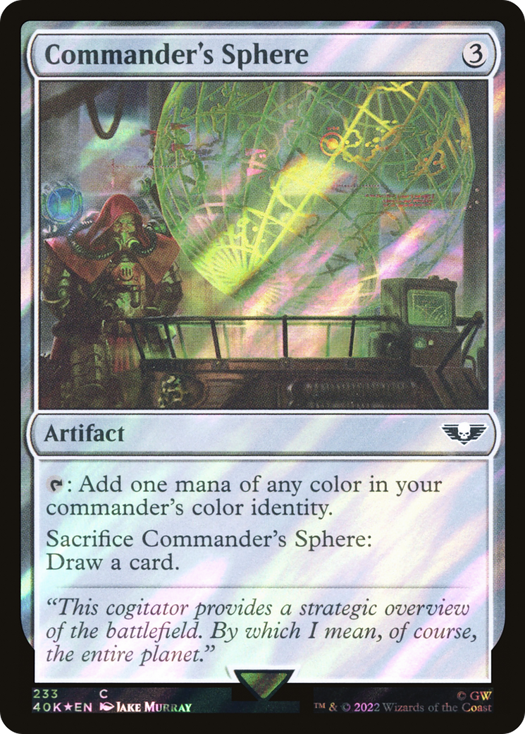 Commander's Sphere (40K-233★) [Warhammer 40,000 Commander] Foil