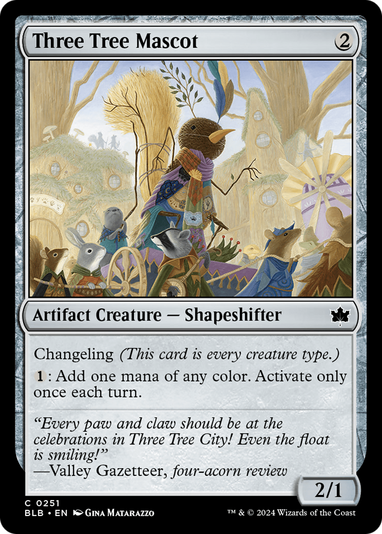 Three Tree Mascot (BLB-251) [Bloomburrow]