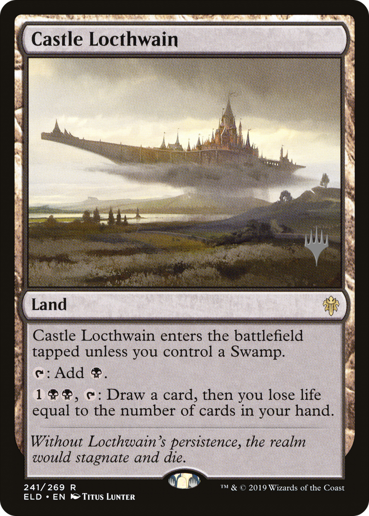 Castle Locthwain (PPELD-241P) [Promo Pack: Throne of Eldraine Promos]