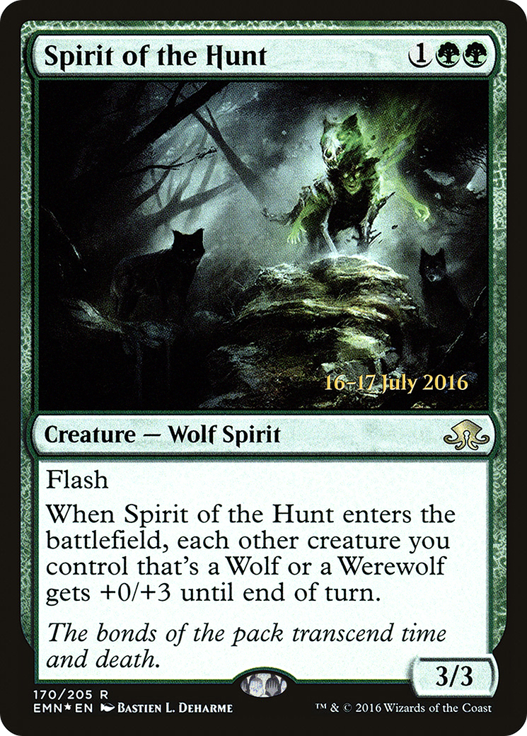 Spirit of the Hunt (PRE-170S) [Eldritch Moon Promos] Foil