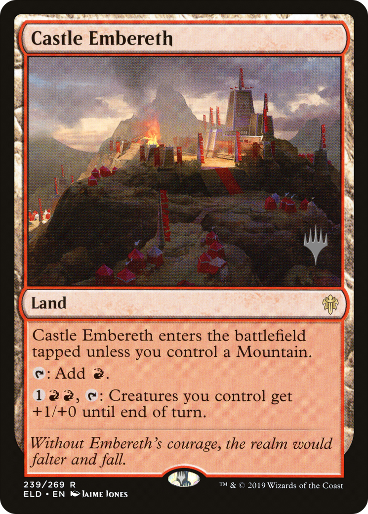 Castle Embereth (PPELD-239P) [Promo Pack: Throne of Eldraine Promos]