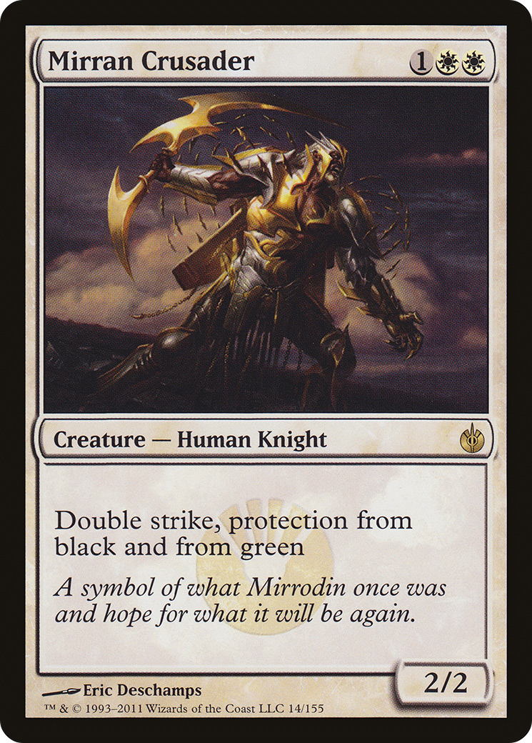 Mirran Crusader (MBS-014) [Mirrodin Besieged]