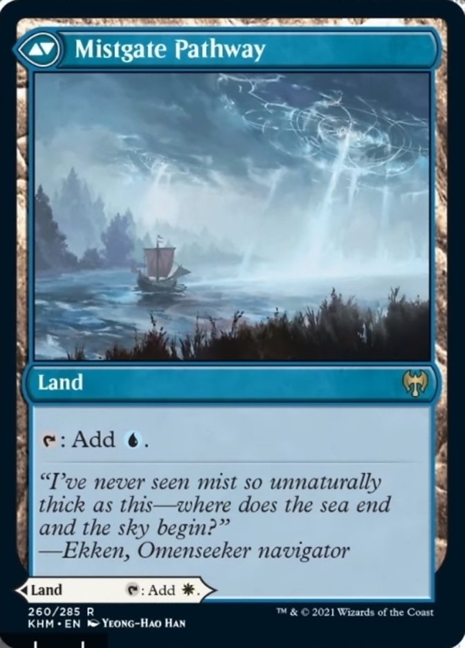 Hengegate Pathway // Mistgate Pathway (KHM-260) [Kaldheim] Foil