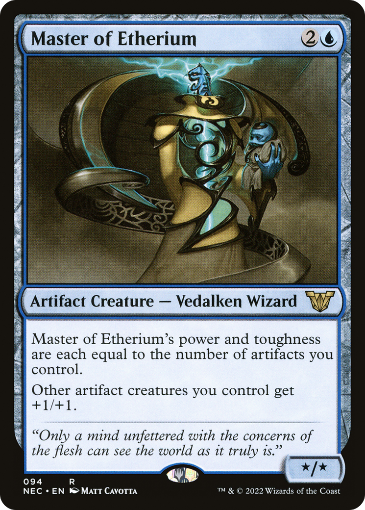 Master of Etherium (NEC-094) [Neon Dynasty Commander]
