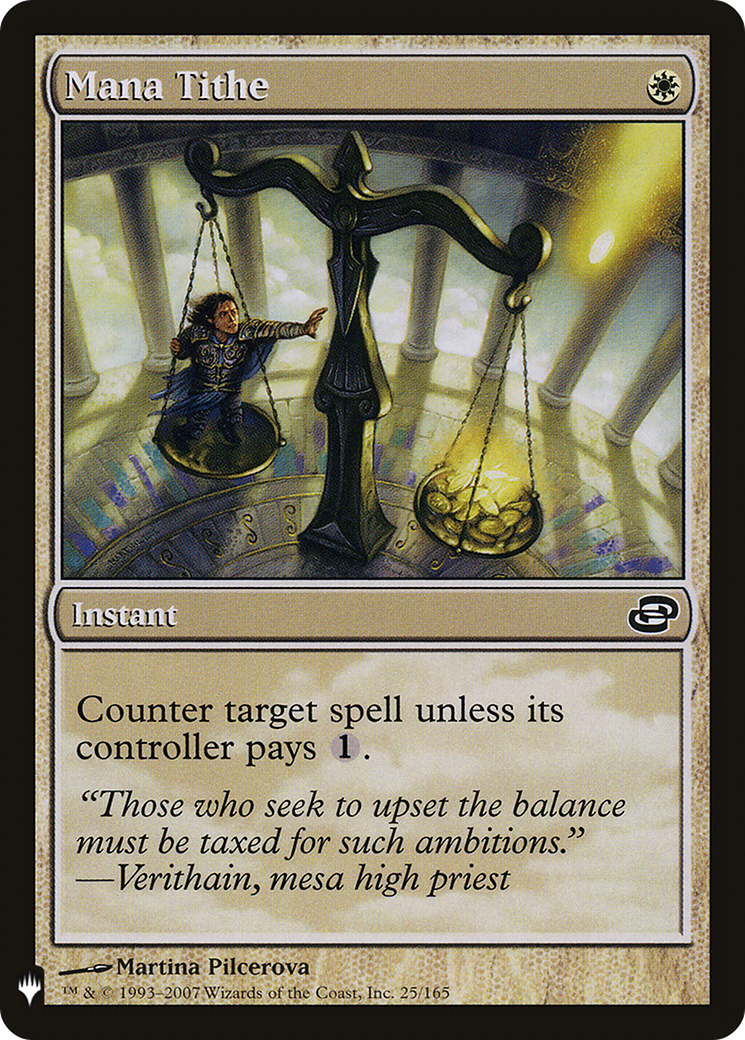Mana Tithe (LIST-PLC-25) [The List]: (colorshifted)