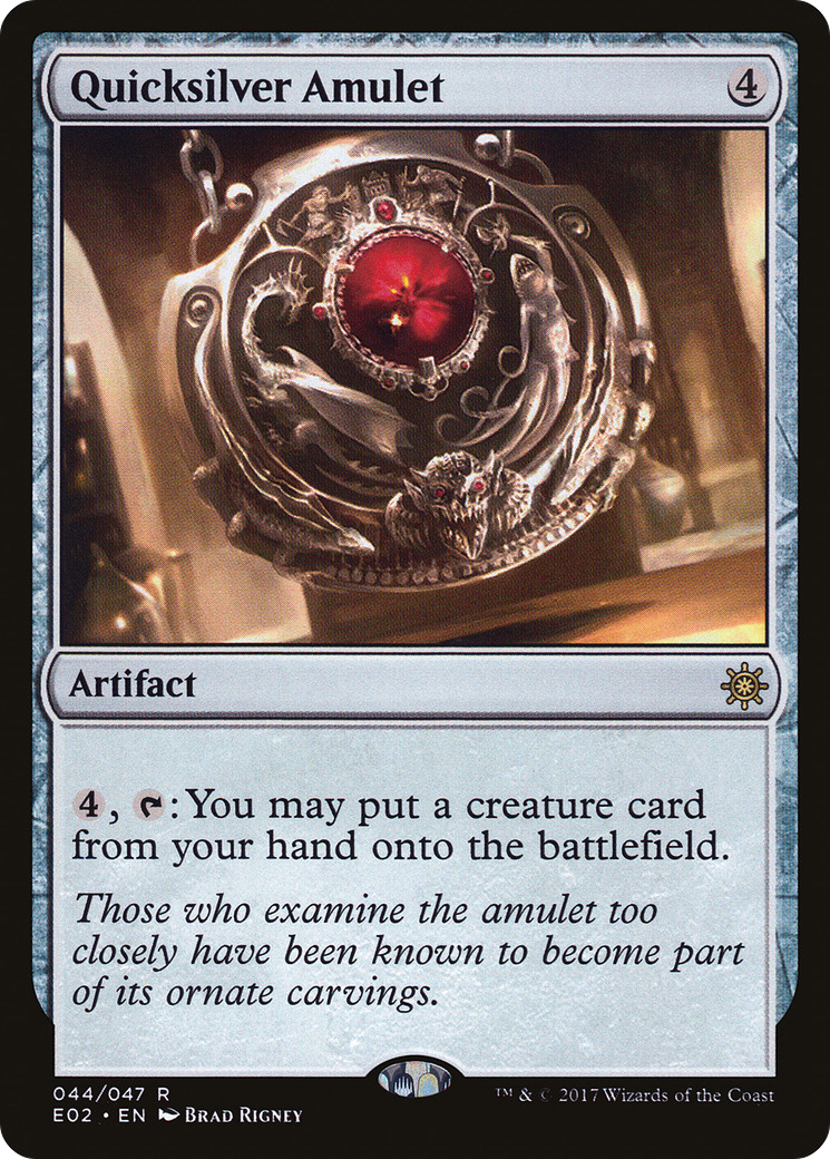Quicksilver Amulet (E02-044) [Explorers of Ixalan]
