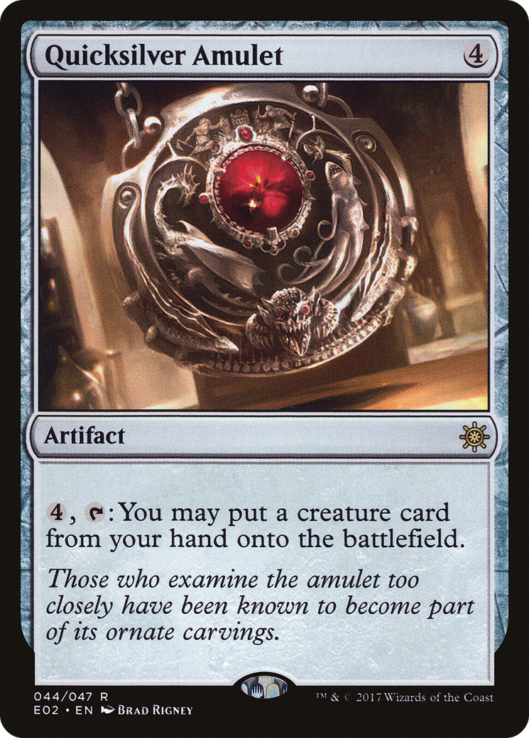 Quicksilver Amulet (E02-044) [Explorers of Ixalan]