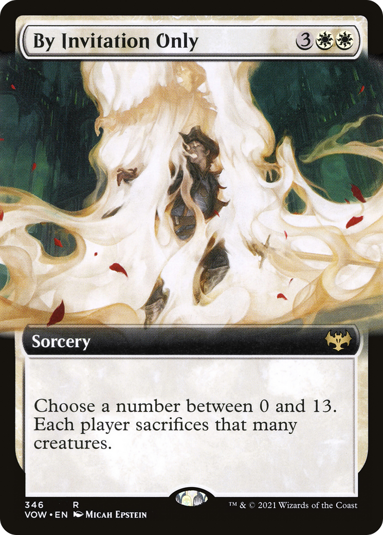 By Invitation Only (Extended Art) (VOW-346) [Innistrad: Crimson Vow]