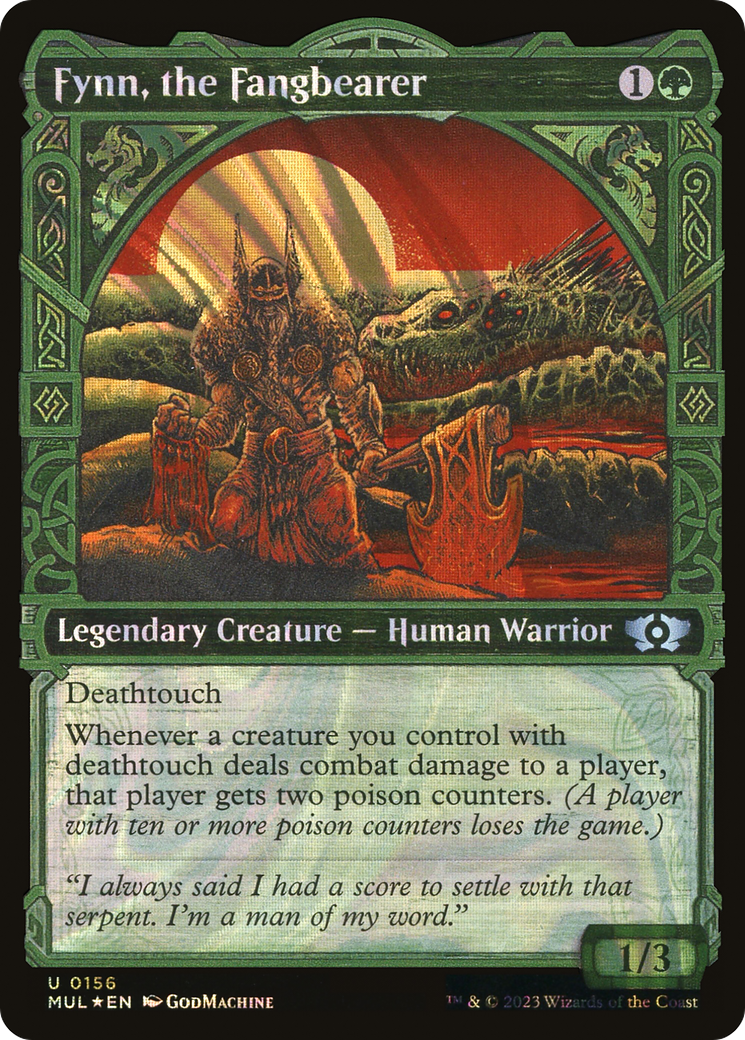 Fynn, the Fangbearer (MUL-156) [Multiverse Legends]: (Showcase) Foil