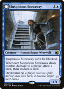 Suspicious Stowaway // Seafaring Werewolf (MID-080) [Innistrad: Midnight Hunt]: (Double Faced Transform) Foil