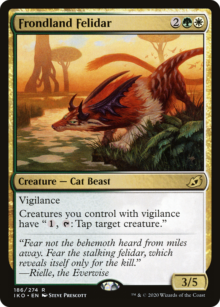 Frondland Felidar (IKO-186) [Ikoria: Lair of Behemoths]
