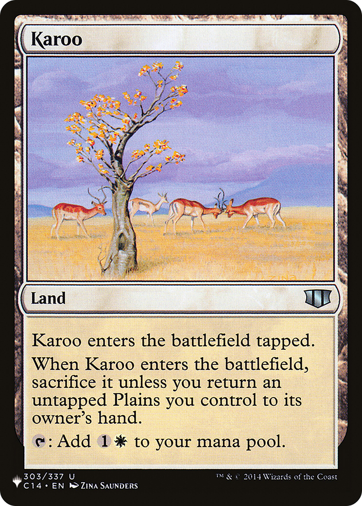 Karoo (C14) (LIST-C14-303) [The List]