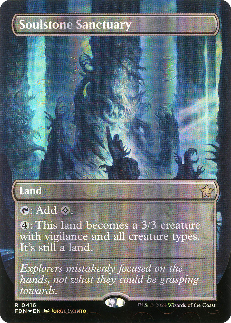 Soulstone Sanctuary (FDN-416) [Foundations] (Borderless) Foil
