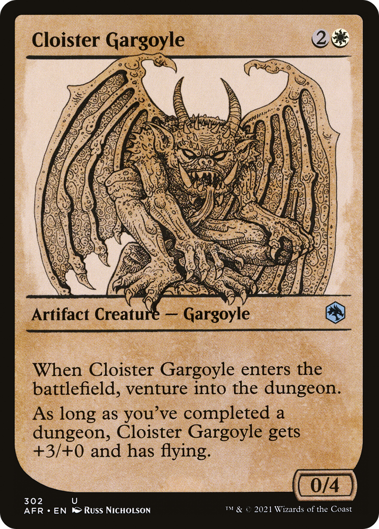 Cloister Gargoyle (Showcase) (AFR-302) [Adventures in the Forgotten Realms]