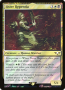 Sister Repentia (Surge Foil) (40K-142) [Warhammer 40,000 Commander] Foil