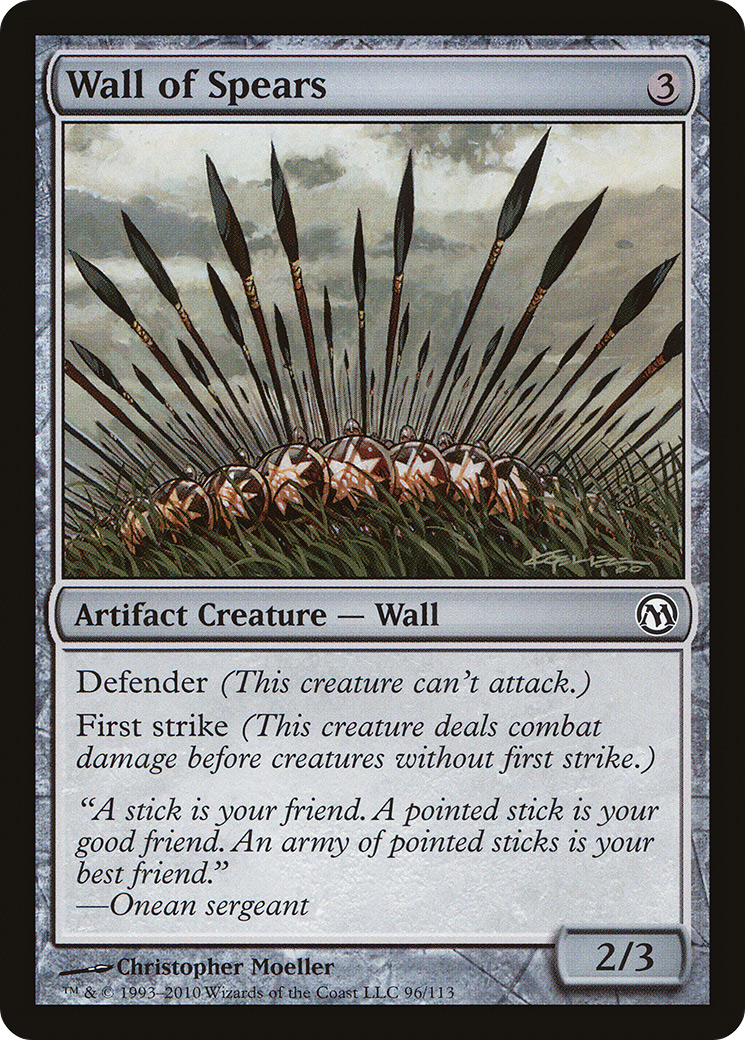 Wall of Spears (DPA-096) [Duels of the Planeswalkers]
