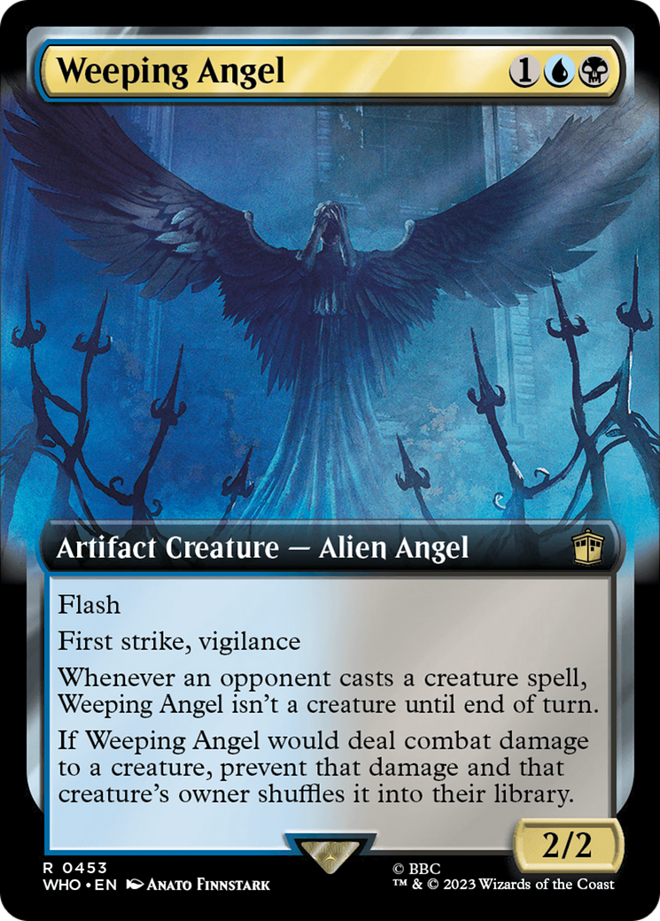 Weeping Angel (WHO-453) [Doctor Who]: (Extended Art) Foil