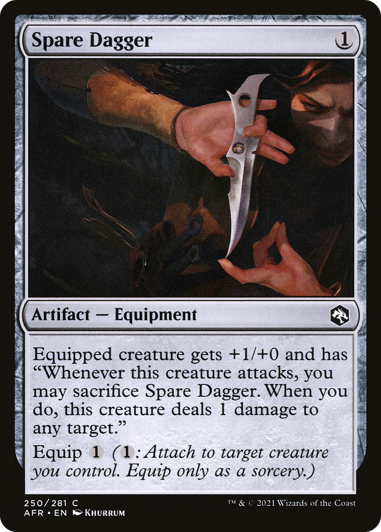 Spare Dagger (AFR-250) [Adventures in the Forgotten Realms] Foil