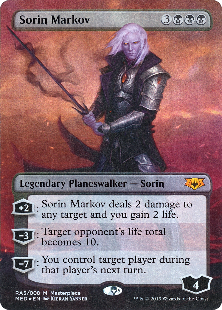 Sorin Markov (MED2-RA3) (Borderless) [Mythic Edition] Foil